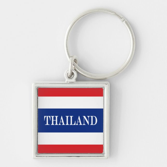  Thailand flag Thai Keychain (Front)
