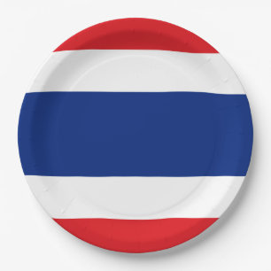 Thailand flag Thai Paper Plate