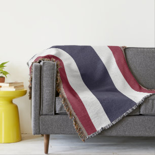 Thailand flag throw blanket