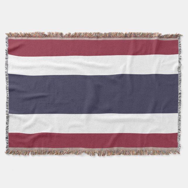 Thailand flag throw blanket (Front)