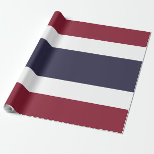 Thailand flag wrapping paper