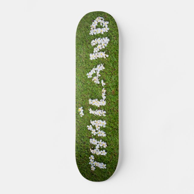 Thailand flower sign skateboard (Front)