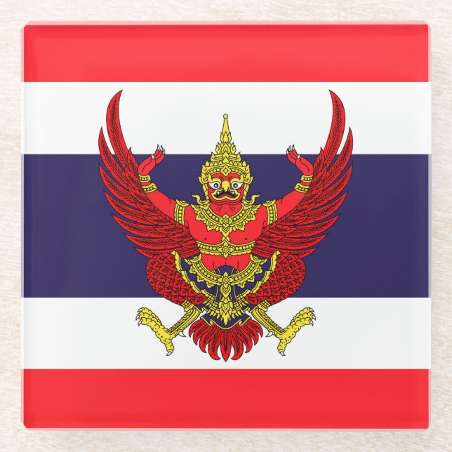 Thailand Glass Coaster (Front)