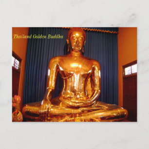 Thailand Golden Buddha Postcard