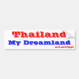 Thailand home bumper sticker