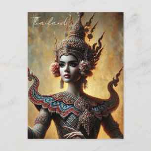 Thailand Khon Dancer Postcard