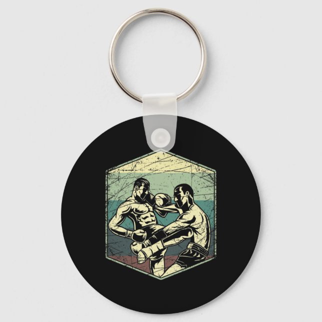 Thailand Kickboxing Muay Thai  Keychain (Front)
