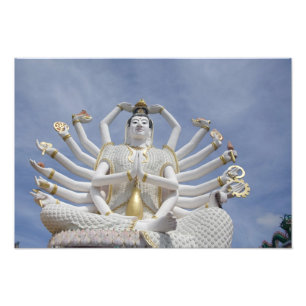 Thailand, Ko Samui aka Koh Samui). Wat Plai 3 Photo Print