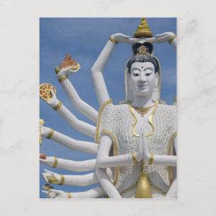 Thailand, Ko Samui aka Koh Samui). Wat Plai Postcard