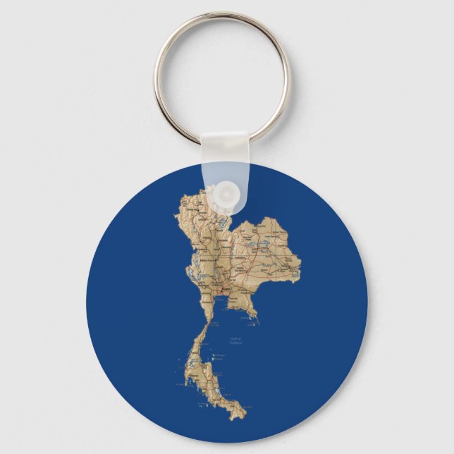 Thailand Map Keychain (Front)