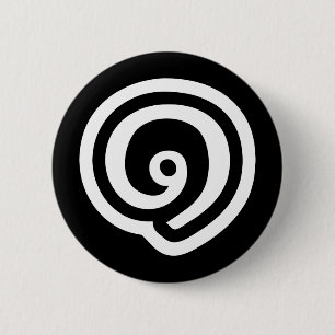 Thailand Number 1 / One / ๑ (Nueng) Thai Language 2 Inch Round Button