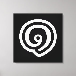 Thailand Number 1 / One / ๑ (Nueng) Thai Language Canvas Print