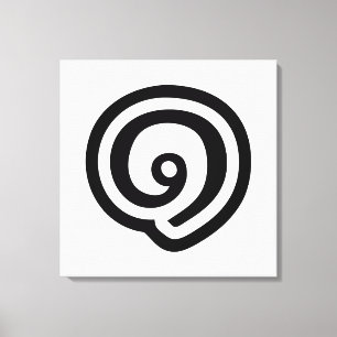 Thailand Number 1 / One / ๑ (Nueng) Thai Language Canvas Print