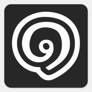 Thailand Number 1 / One / ๑ (Nueng) Thai Language Square Sticker