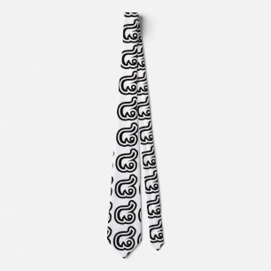 Thailand Number 8 / Eight / ๘ (Bad/Paet) Thai Tie