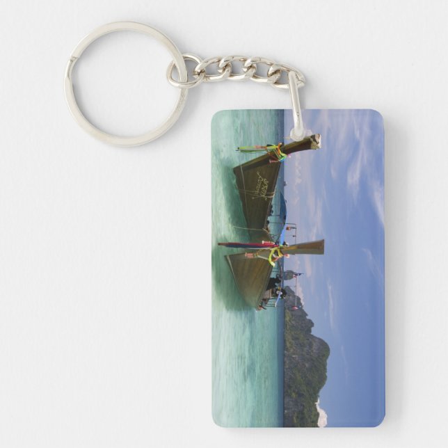 Thailand, Phi Phi Don Island, Yong Kasem beach, Keychain (Front)