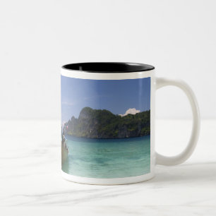 Thailand, Phi Phi Don Island, Yong Kasem beach, Two-Tone Coffee Mug