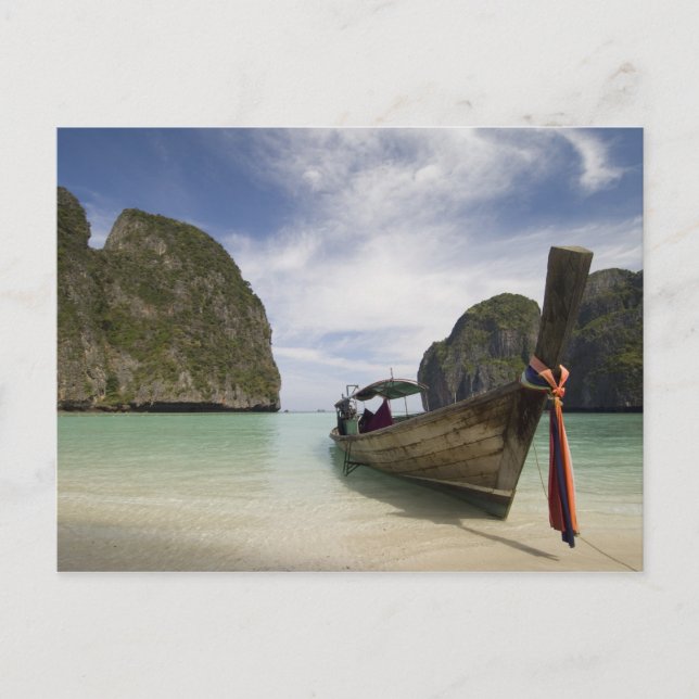 Thailand, Phi Phi Lay Island, Maya Bay. Postcard (Front)