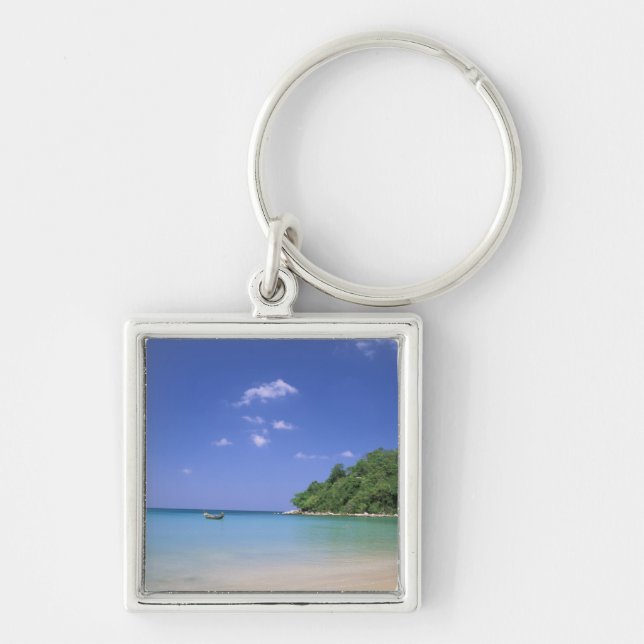 Thailand, Phuket Island. Beach. Keychain (Front)