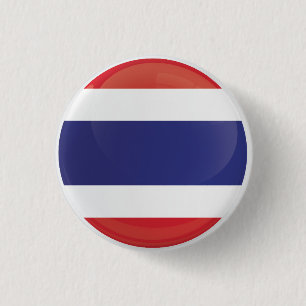 Thailand  Round Icon Flag  1 Inch Round Button