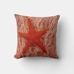 Thailand, Sea Star Aka Starfish Throw Pillow