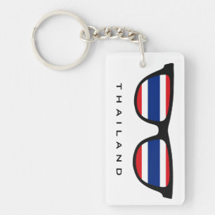 Thailand Shades custom text & colour key chain