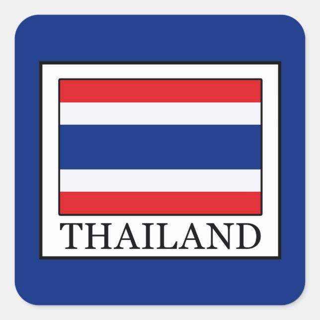 Thailand Square Sticker (Front)