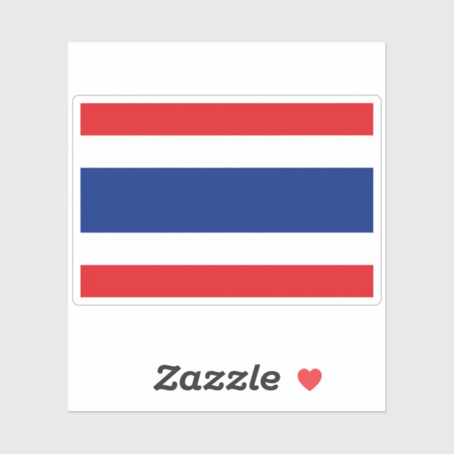 Thailand State Flag Sticker (Sheet)