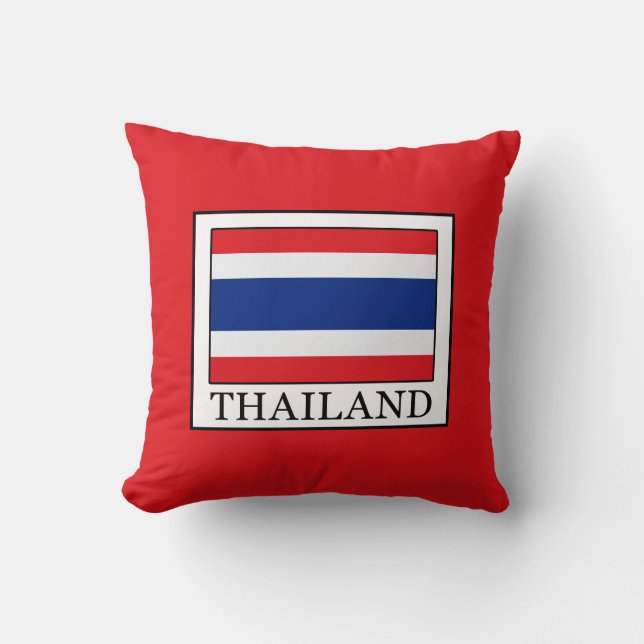 Thailand Throw Pillow (Front)