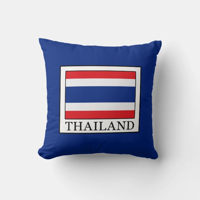 Thailand Throw Pillow (Front)