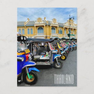 thailand tuk tuk postcard