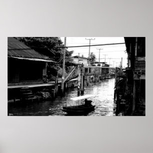 Thailand water way poster