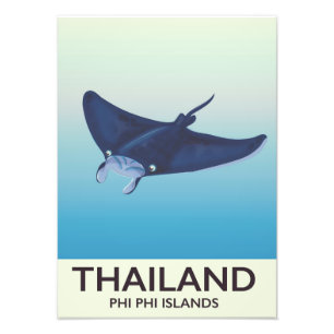 Thaïlande Phi Phi Islands poster Voyage