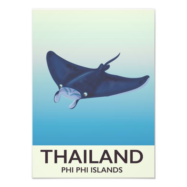 Thaïlande Phi Phi Islands poster Voyage (Devant)
