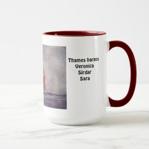 Thames barges Veronica Sirdar Sara Mug