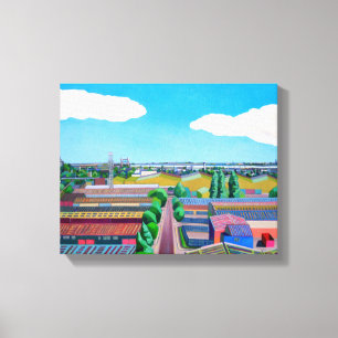 Thames Gateway Summer Canvas Print