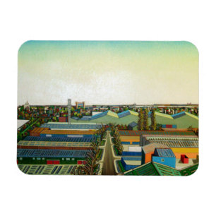Thames Gateway Winter Magnet