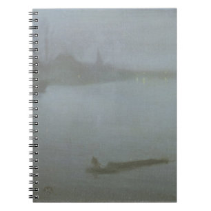Thames - Nocturne in Blue and Silver, c.1872/8 (oi Notebook