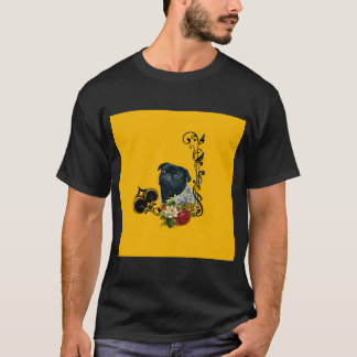 "than with vintage flowers    This is how the old- T-Shirt