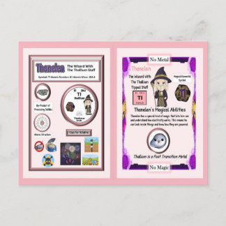 Thanelen Wizard - Thallium Element Postcard