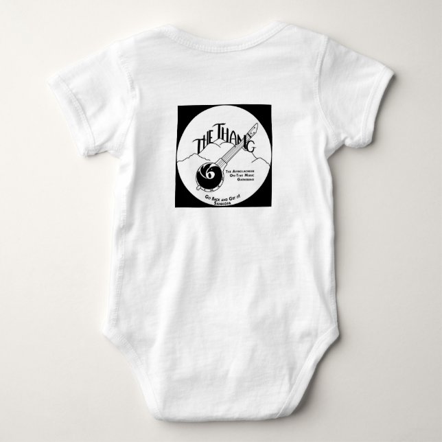 Thang one piece baby bodysuit (Back)