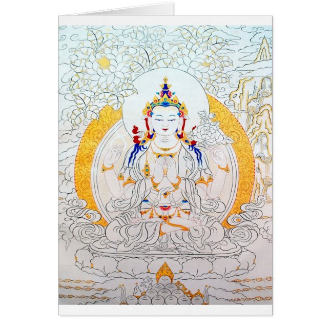 THANGKA PEIGNANT L'ART DU THIBET (Devant)