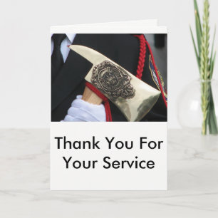 Thank A First Responder Card