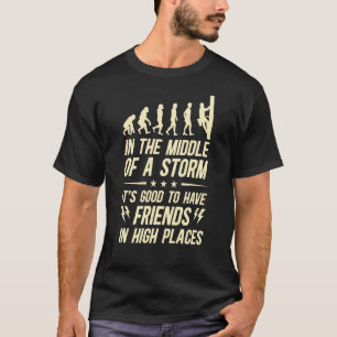 Thank A Lineman Quote Electrical Lineman Electrici T-Shirt