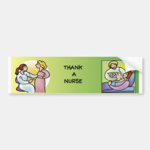 Thank a Nurse - Maternity Bumper Sticker