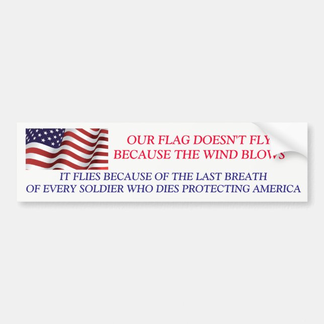 THANK A SOLDIER BUMPER STICKER (Front)