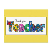 Thank a teacher postcard!