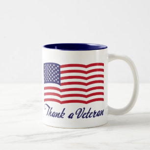 Thank a Veteran Two-Tone Coffee Mug