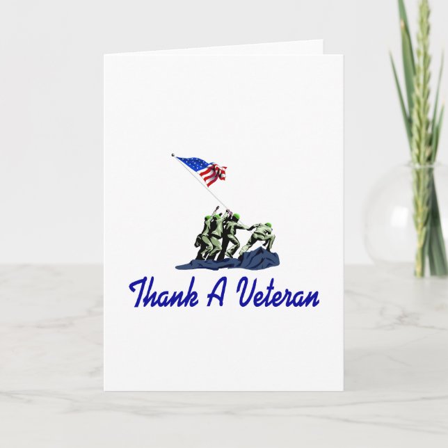 Thank A Veteran You Card (Front)