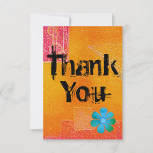 Thank flower you card